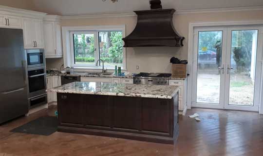 Kitchen renovation in progress